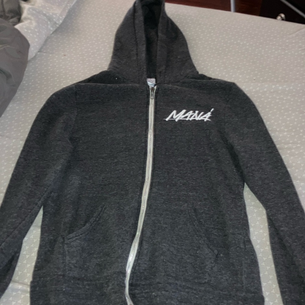 Alternative Dark Gray Zip-Up Hoodie